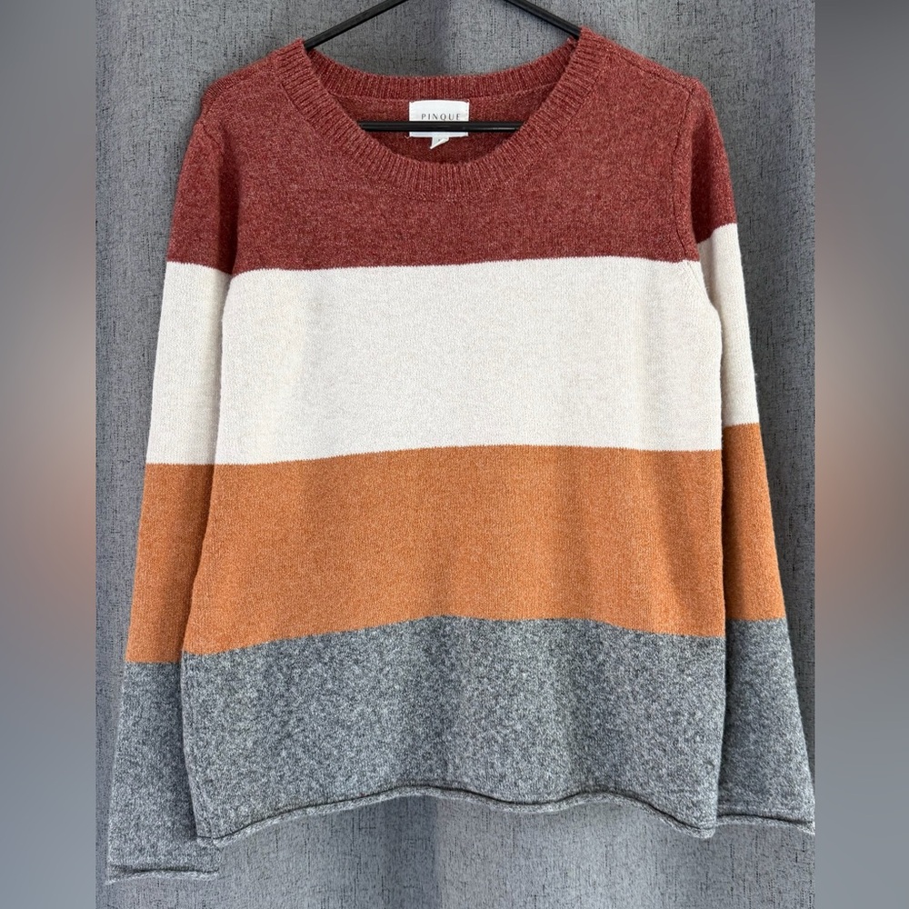 Pinque Gina Crew Knit Sweater size M NWOT